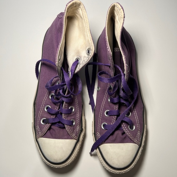 Purple High Top Converse - Picture 2 of 4